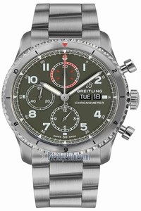 Replica a133161a1L1a1 Breitling Aviator 8 Chronograph 43 Curtiss Warhawk Mens Watch